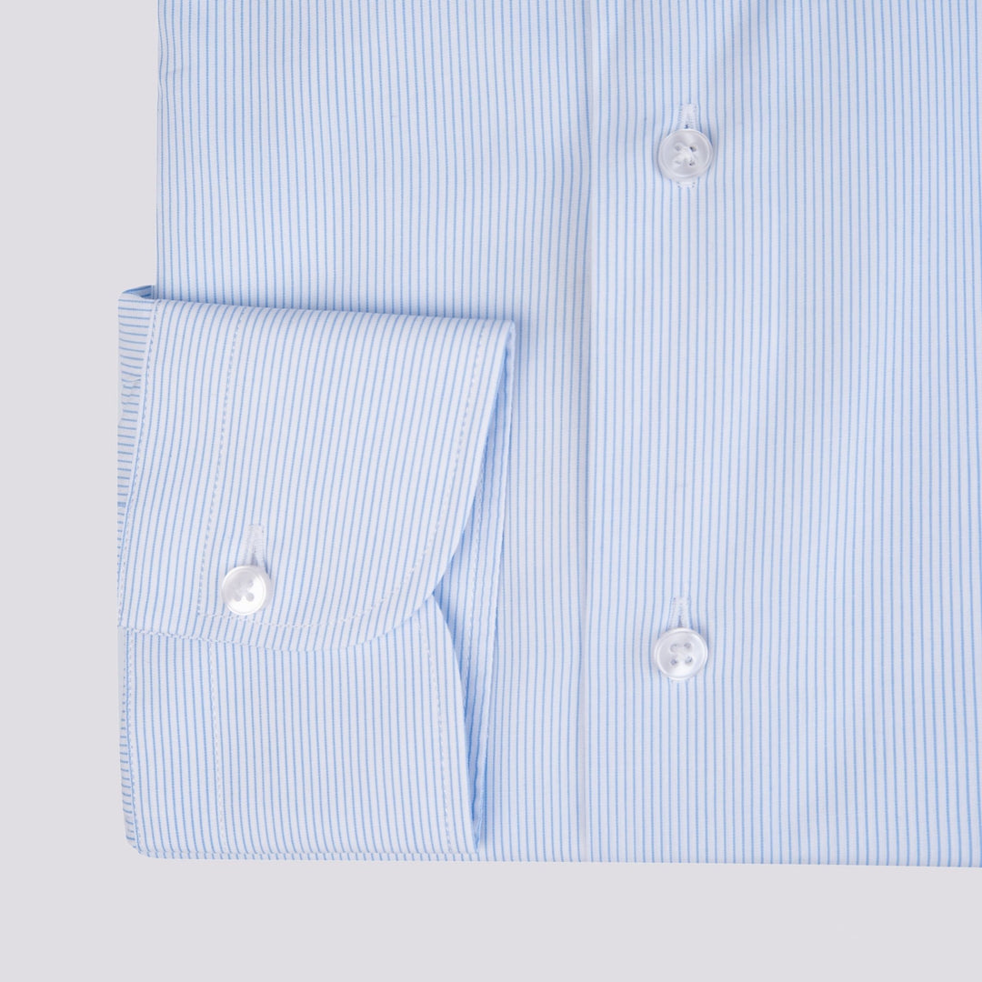 CAMICIA SLIM FIT IN COTONE CON COLLO FRANCESE - CAMICIA UOMO - Andrea Morando Boutique - 