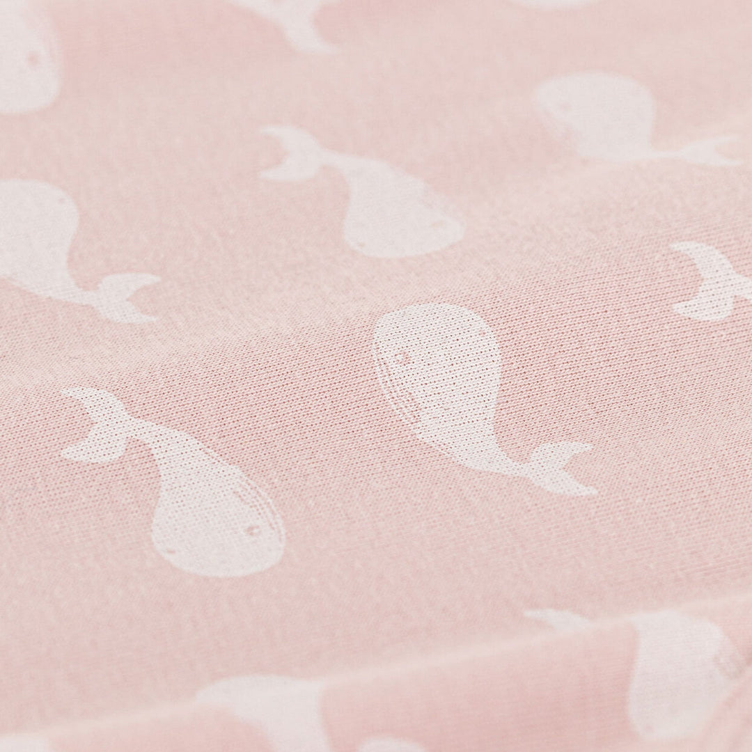 Tuta corta bebè in cotone con balene rosa - TUTINA - Andrea Morando Boutique - 3666576135118
